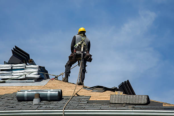 Professional Roof Replacement technician working in Sunset, SC
